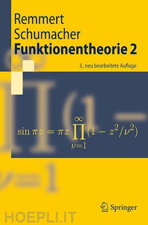 remmert reinhold; schumacher georg - funktionentheorie 2