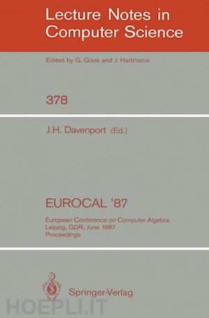 davenport james h. (curatore) - eurocal '87