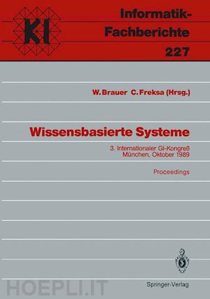brauer wilfried (curatore); freksa christian (curatore) - wissensbasierte systeme