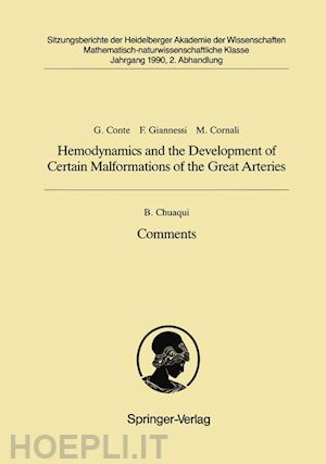 conte guiseppe; giannessi francesco; cornali mario - hemodynamics and the development of certain malformations of the great arteries. comment
