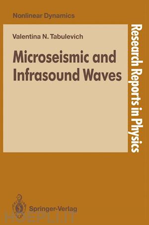 tabulevich valentina n. - microseismic and infrasound waves