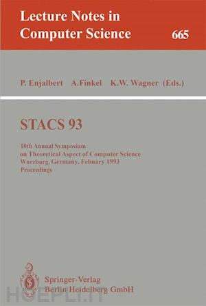 enjalbert patrice (curatore); finkel alain (curatore); wagner klaus w. (curatore) - stacs 93