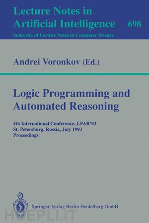 voronkov andrei (curatore) - logic programming and automated reasoning