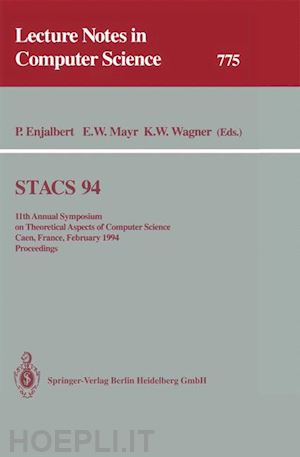 enjalbert patrice (curatore); mayr ernst w. (curatore); wagner klaus w. (curatore) - stacs 94