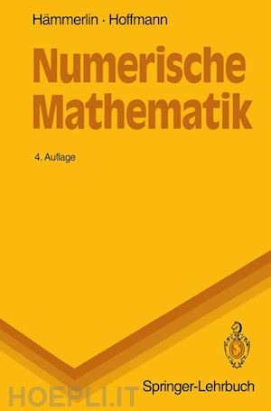 hämmerlin günther; hoffmann karl-heinz - numerische mathematik