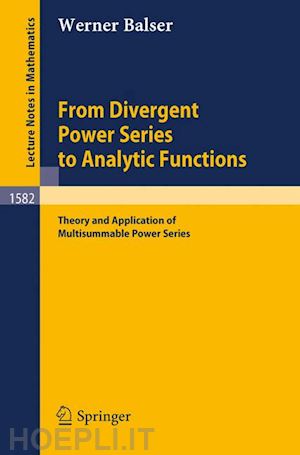 balser werner - from divergent power series to analytic functions