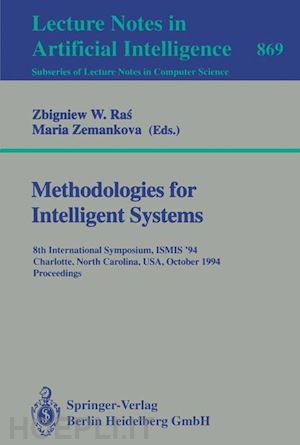 ras zbigniew w. (curatore); zemankova maria (curatore) - methodologies for intelligent systems