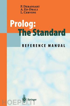 deransart pierre; ed-dbali abdelali; cervoni laurent - prolog: the standard