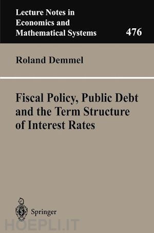 demmel roland - fiscal policy, public debt and the term structure of interest rates