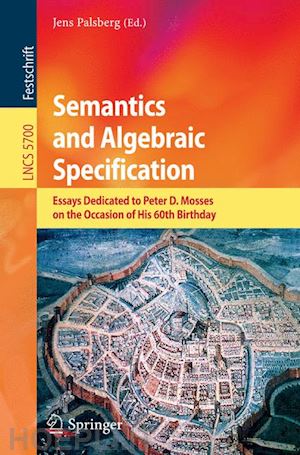 palsberg jens (curatore) - semantics and algebraic specification