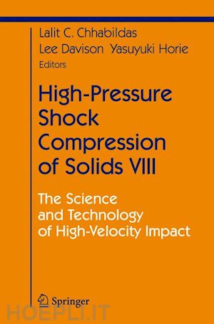 chhabildas l.c. (curatore); davison lee (curatore); horie y. (curatore) - high-pressure shock compression of solids viii