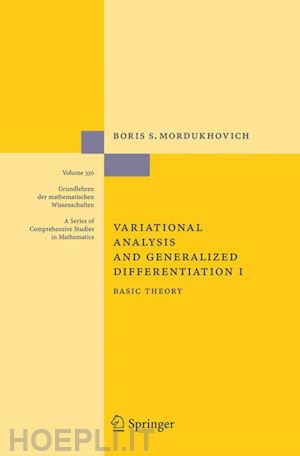 mordukhovich boris s. - variational analysis and generalized differentiation i