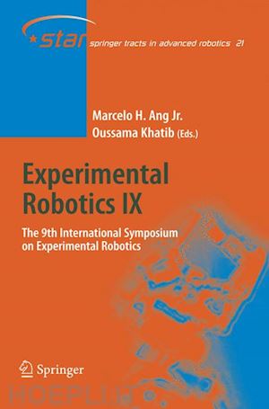 ang marcelo h. (curatore); khatib oussama (curatore) - experimental robotics ix