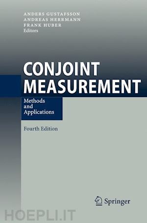 gustafsson anders (curatore); herrmann andreas (curatore); huber frank (curatore) - conjoint measurement