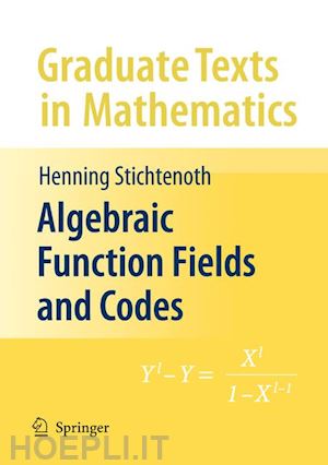 stichtenoth henning - algebraic function fields and codes