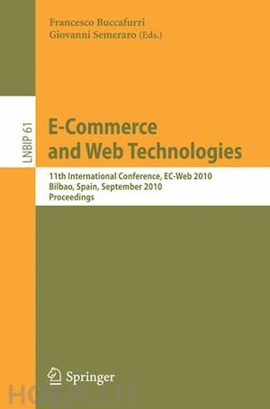 buccafurri francesco (curatore); semeraro giovanni (curatore) - e-commerce and web technologies