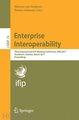 van sinderen marten (curatore); johnson pontus (curatore) - enterprise interoperability