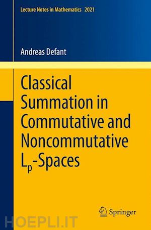 defant andreas - classical summation in commutative and noncommutative lp-spaces