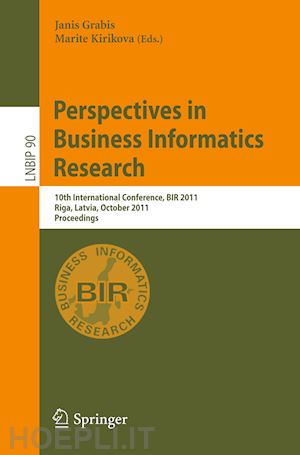 grabis janis (curatore); kirikova marite (curatore) - perspectives in business informatics research