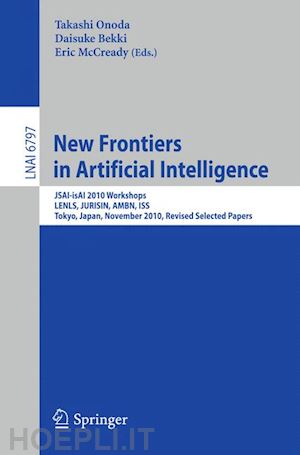 onoda takashi (curatore); bekki daisuke (curatore); mc cready elin (curatore) - new frontiers in artificial intelligence