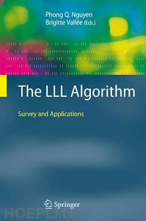 nguyen phong q. (curatore); vallée brigitte (curatore) - the lll algorithm