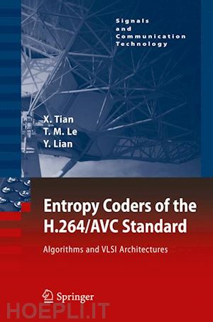 tian xiaohua; le thinh m.; lian yong - entropy coders of the h.264/avc standard