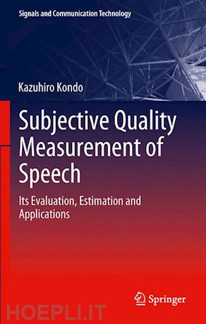 kondo kazuhiro - subjective quality measurement of speech