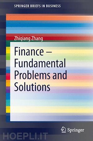 zhang zhiqiang - finance – fundamental problems and solutions