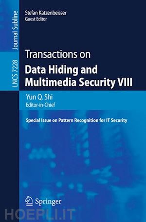 shi yun q. (curatore) - transactions on data hiding and multimedia security viii