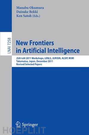 okumura manabu (curatore); bekki daisuke (curatore); satoh ken (curatore) - new frontiers in artificial intelligence