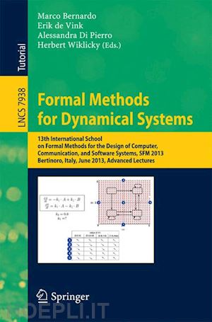 bernardo marco (curatore); de vink erik (curatore); di pierro alessandra (curatore); wiklicky herbert (curatore) - formal methods for dynamical systems