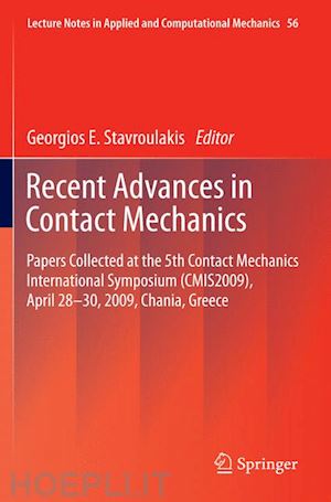 stavroulakis georgios e. (curatore) - recent advances in contact mechanics