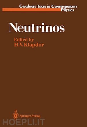 klapdor hans v. (curatore) - neutrinos