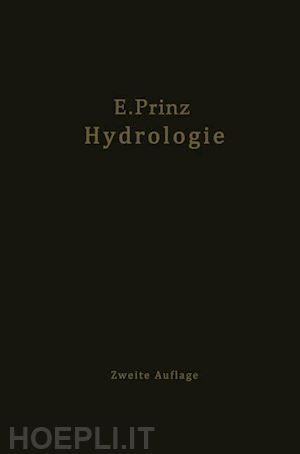 prinz e. - handbuch der hydrologie
