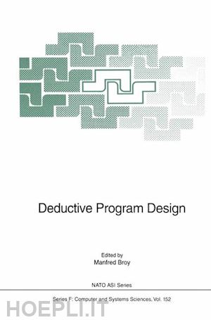 broy manfred (curatore) - deductive program design