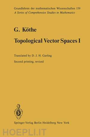 köthe gottfried - topological vector spaces i