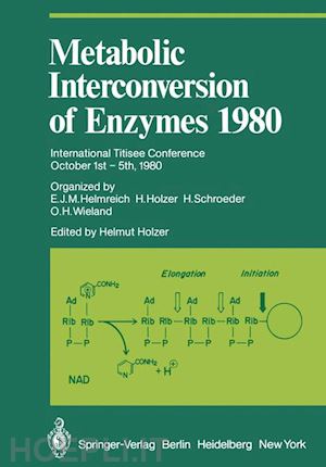 helmreich e.j.m. (curatore); schroeder h. (curatore); wieland o.h. (curatore); holzer h. (curatore) - metabolic interconversion of enzymes 1980