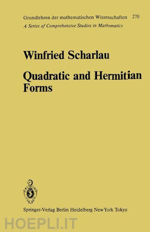 scharlau w. - quadratic and hermitian forms