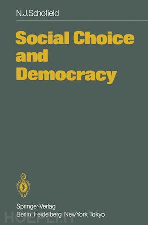 schofield norman - social choice and democracy
