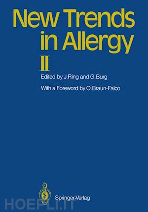 ring johannes (curatore); burg günter (curatore) - new trends in allergy ii