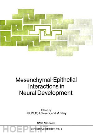 wolff joachim r. (curatore); sievers jobst (curatore); berry martin (curatore) - mesenchymal-epithelial interactions in neural development