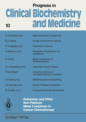 baulieu etienne; wittliff james l.; forman donald t.; ingelman-sundberg magnus; jaenicke lothar; kellen john a.; nagai yashitaka; träger lothar; will-shahab liane - ruthenium and other non-platinum metal complexes in cancer chemotherapy