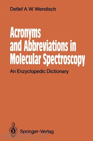 wendisch detlef a.w. - acronyms and abbreviations in molecular spectroscopy