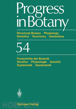 esser karl - progress in botany / fortschritte der botanik