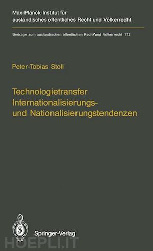 stoll peter-tobias - technologietransfer internationalisierungs- und nationalisierungstendenzen