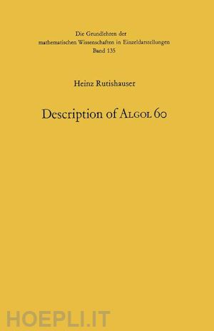 rutishauser heinz; bauer friedrich l. (curatore); householder alston s. (curatore) - handbook for automatic computation