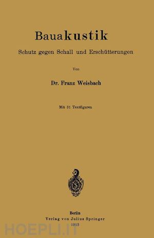 weisbach franz - bauakustik