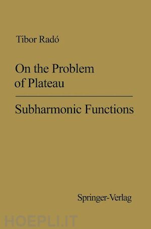 radó tibor - on the problem of plateau