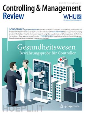 schäffer utz (curatore); weber jürgen (curatore) - controlling & management review sonderheft 3-2015