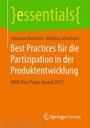 rohmann sebastian; schumann matthias - best practices für die partizipation in der produktentwicklung